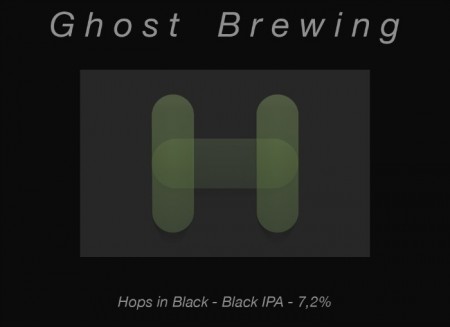 Ghost Brewing Hops In Black