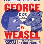 Øl på vej: Mikkeller George vs. Weasel, Recipe 1000