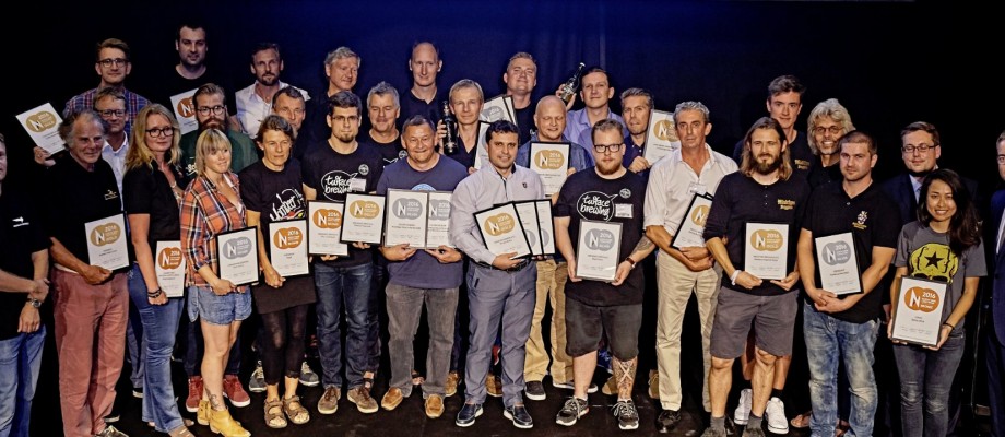 De første vindere af Nordic Beer Challenge