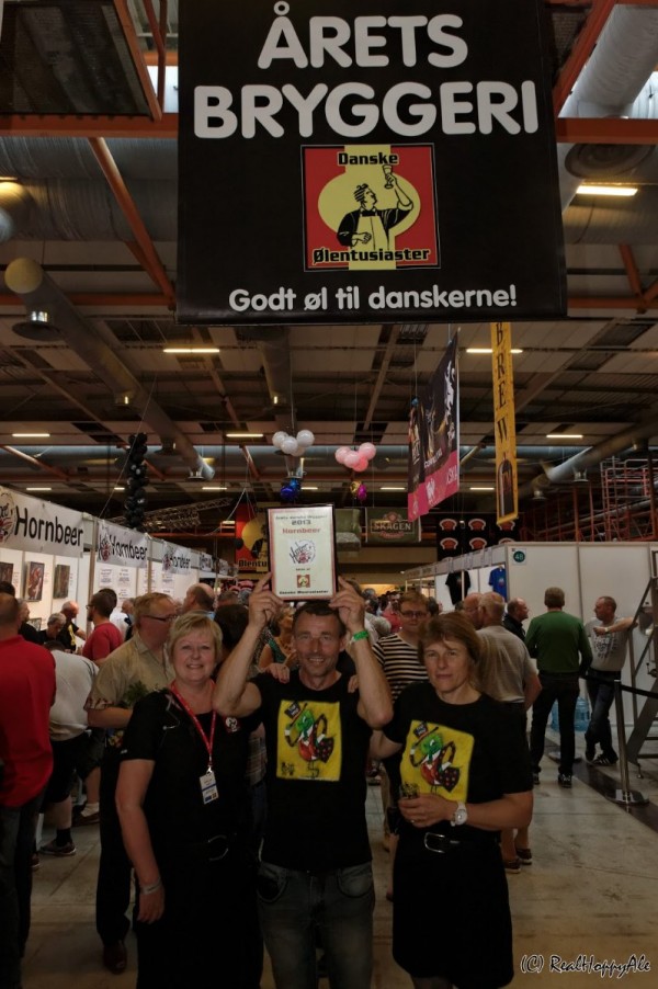 Årets Danske Bryggeri 2014 Hornbeer banner